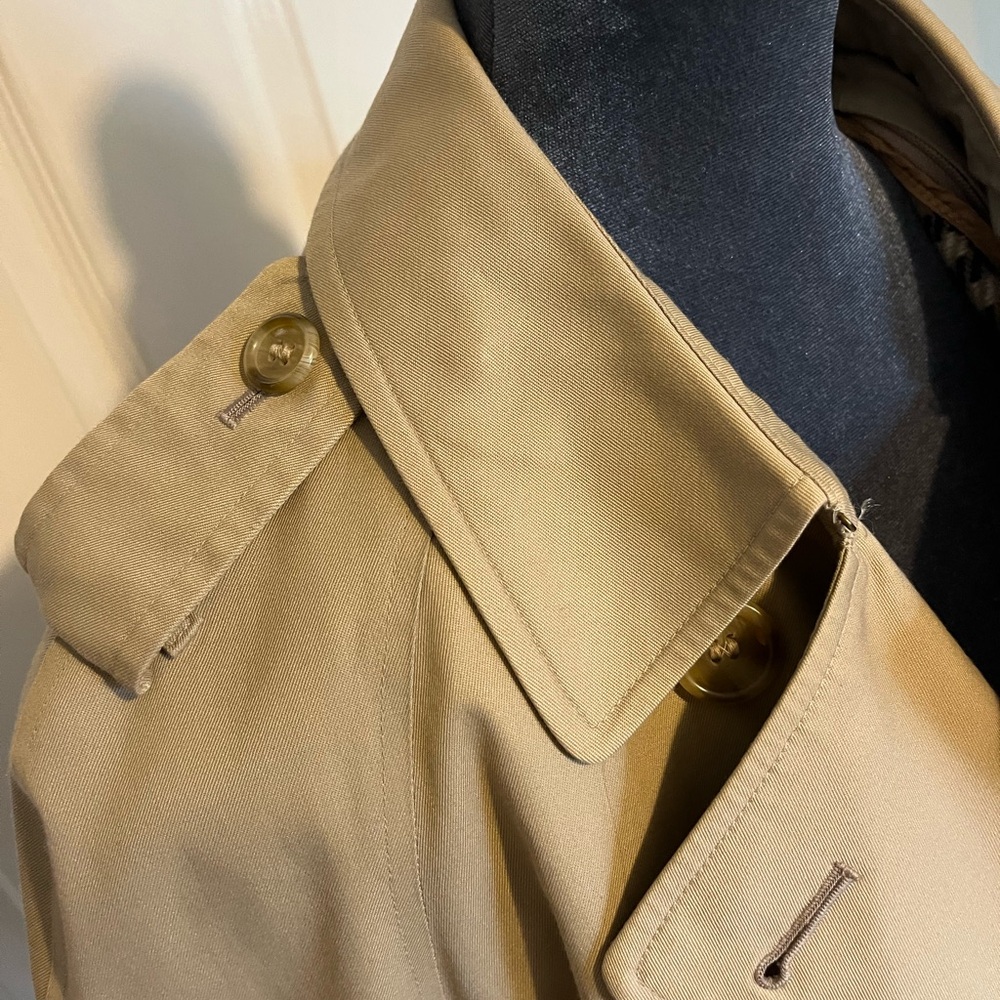 Vintage Burberry Removable Wool Lined Trench Coat - Picture 12 of 16